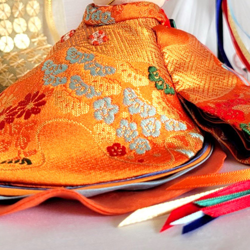 おひなです❣️ 【着物と帯 時流】F241195s◇正絹 丸帯◇長尺 正絹 丸帯 花丸紋