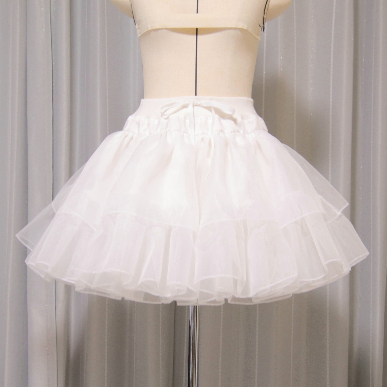 オーガンジー花パニエ(45cm)