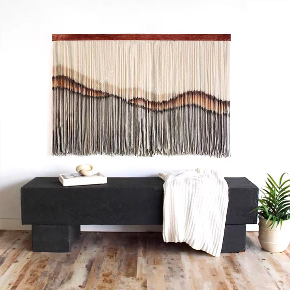 【受注製作】風景画 絵画 タペストリー 壁掛け 手作り アート 芸術 ウォールハンギング 新築祝い・新居祝い 家の装飾 cm 高さ アート 円幅 タペストリーの幅が 90cm ロッドを使用した壁掛けタペストリーの実際の幅は 広くなります #寝室