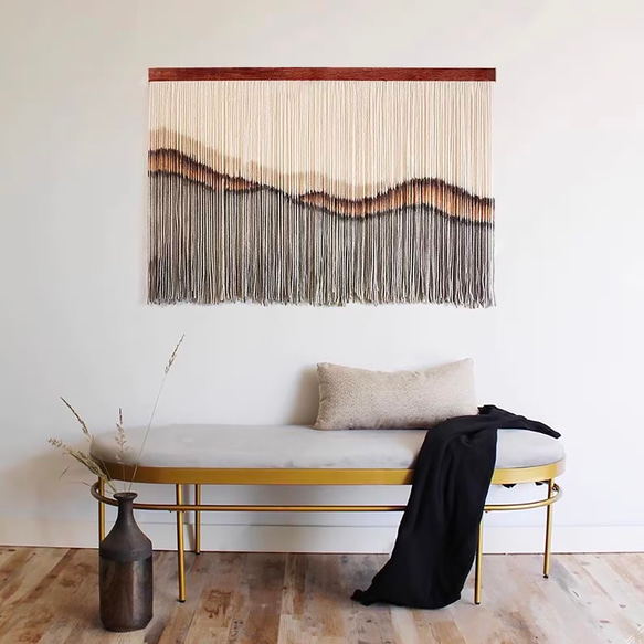 【受注製作】風景画 絵画 タペストリー 壁掛け 手作り アート 芸術 ウォールハンギング 新築祝い・新居祝い 家の装飾 cm 高さ アート 円幅 タペストリーの幅が 90cm ロッドを使用した壁掛けタペストリーの実際の幅は 広くなります #寝室