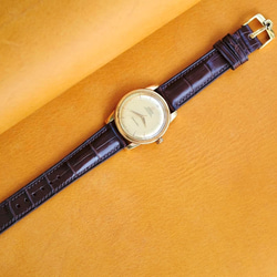 オーダー作製オメガ(omega)時計ベルト高級革時計ベルトワニ革時計ベルトア 2枚目の画像