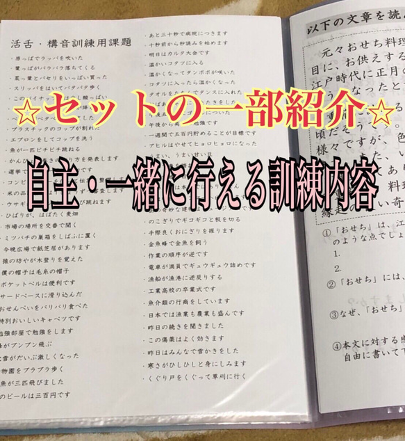 『失語症・認知症等でも使用可能！家族から医療従事者まで使える会話訓練ノート』 8枚目の画像