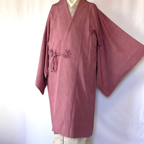 正絹江戸小紋 単衣 （ウォッシャブルな江戸小紋/単衣【鮫】若草