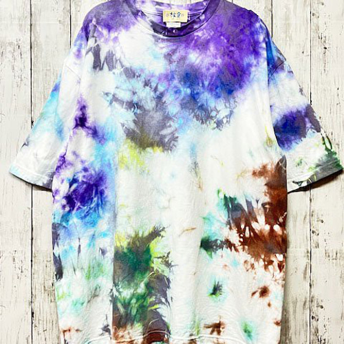 78　タイダイTシャツ 楽天市場】【M-XXL】6.2oz タイダイTシャツ CROSS & STITCH