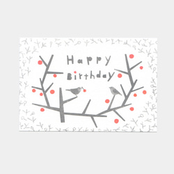「Happy Birthday」（4種類セット）ポストカード 4枚目の画像