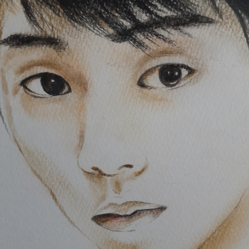 羽生結弦　絵画　ホプレガ まるで写真のような1枚 色鉛筆に込めた羽生結弦への感謝「夢の