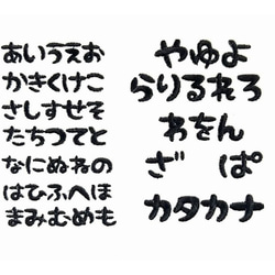 カラフルな丸　お名前ワッペン 6枚目の画像