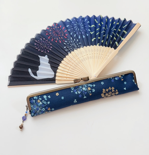 新品ケース付 花子とアン 全13巻セット 楽天市場】チャーム付き シェル形 扇子 扇子入れ セット 紺地