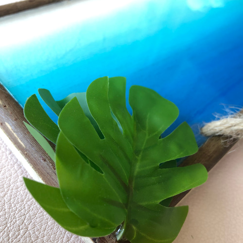 お部屋に涼を〜 海レジンアート ハワイ ＊.○。 海アート 海雑貨