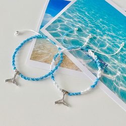 フィッシュテール の マリン ブレスレットイルカ ブレスレット ALBA