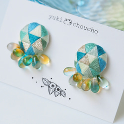 緑（グリーン） ピアス（スタッド・一粒） の人気通販｜Creema