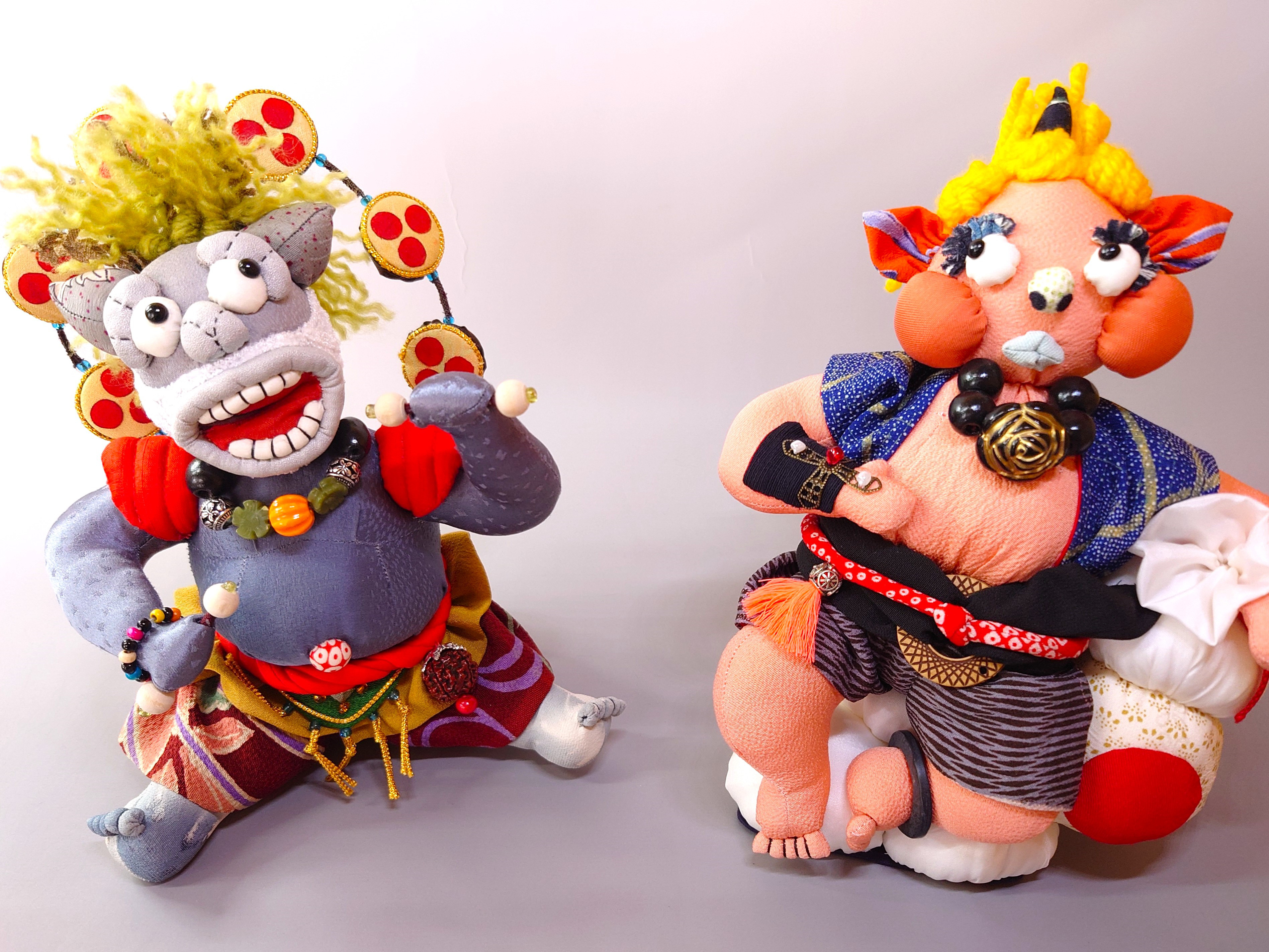 【出来上がり】風神ちゃん　（雷神ちゃん）