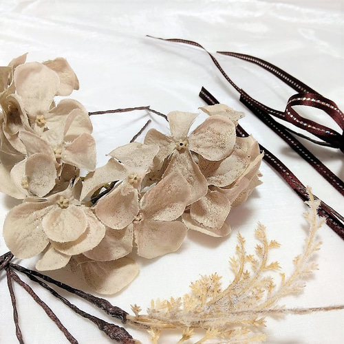 ヘッドドレス（ヘアパーツ）アンティークカラー ns854h アーティ