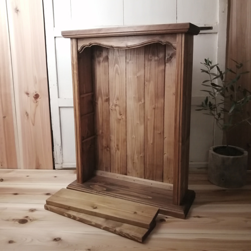 ヴィンテージ ディスプレイ オープンシェルフ チェスト 本棚