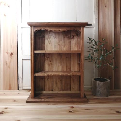 ヴィンテージ ディスプレイ オープンシェルフ チェスト 本棚