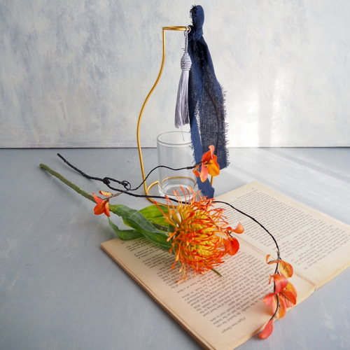 専用Halloween＊カボチャ&ピンクッション ブラウン フェイクリース