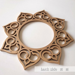 糸掛け曼荼羅（ストリングアート） フレーム 土台 ベース【ロータス】64ピン HND00016 4枚目の画像