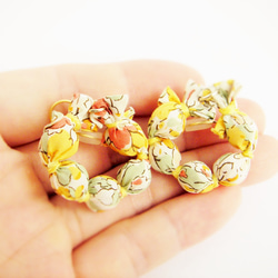 【受注生産】wrapping  pierce ＊ pastel flower 4枚目の画像