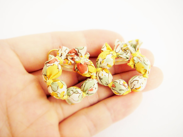 【受注生産】wrapping  pierce ＊ pastel flower 4枚目の画像