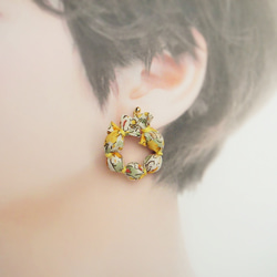 【受注生産】wrapping  pierce ＊ pastel flower 5枚目の画像