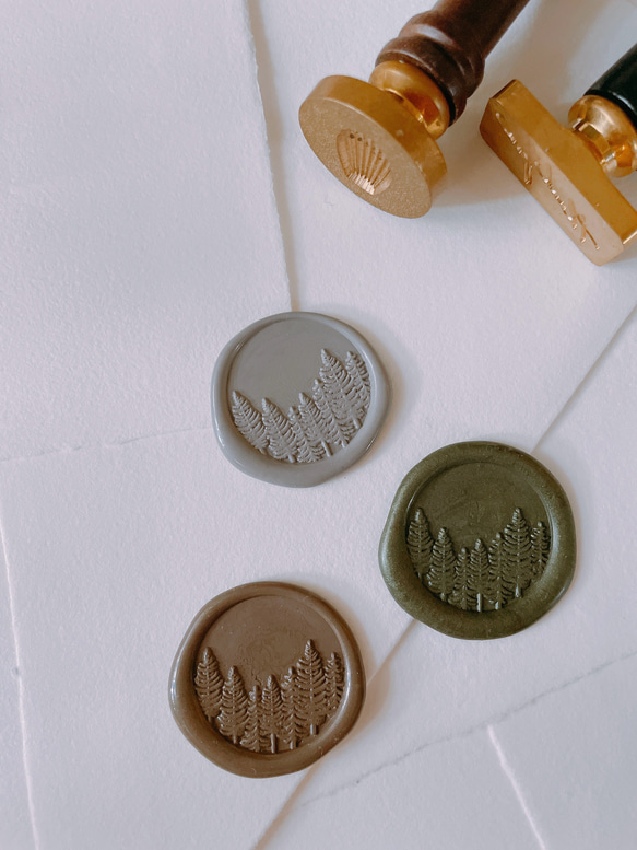 Wax Stamp -forest ／スタンプヘッド 1枚目の画像