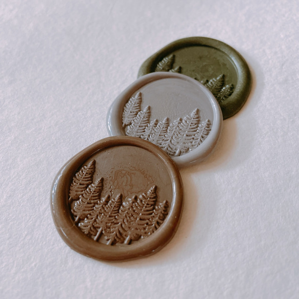 Wax Stamp -forest ／スタンプヘッド 4枚目の画像