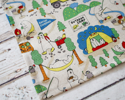 e k様　確認用　ランチョンマット　20×35 オーダー　名入れ ランチョンマット 幼稚園 保育園 名入れ対応 キャンプ しろくま 給食