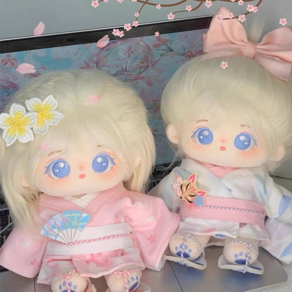 20cm着せ替えぬいぐるみ服 終わらない桜夏セット 2種類 着せ替え