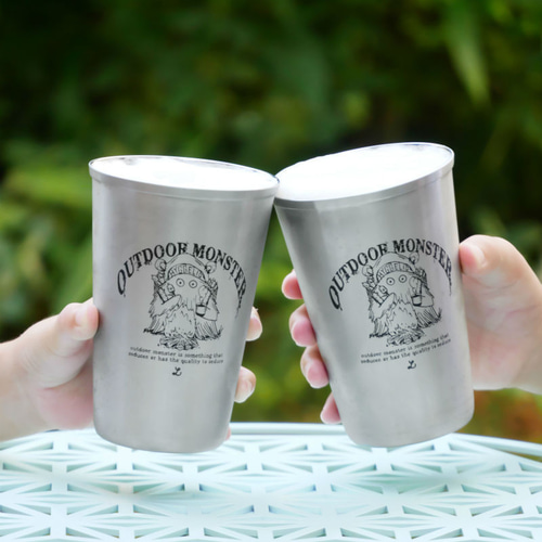 アウトドアモンスター ステンレスカップ HYGGELIG ビアグラス 酒