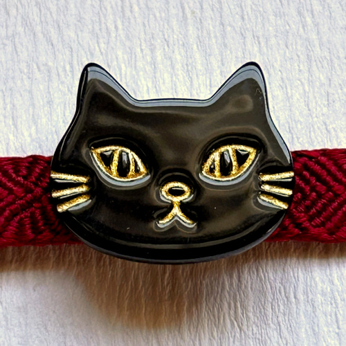 ○帯留/帯留め 黒猫 帯留め uzuz works 通販 16337806｜Creema