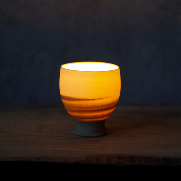 IRORI-BI GOBLET【陶器】キャンドルホルダー 寛ぎの時 リラックス 癒し