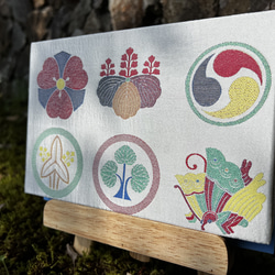 御城印帳(姫路城)　雪化粧　『シルクの生地を使用』 8枚目の画像