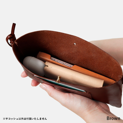 母の日 本革 栃木レザー サコッシュ ショルダーストラップ 斜めがけ