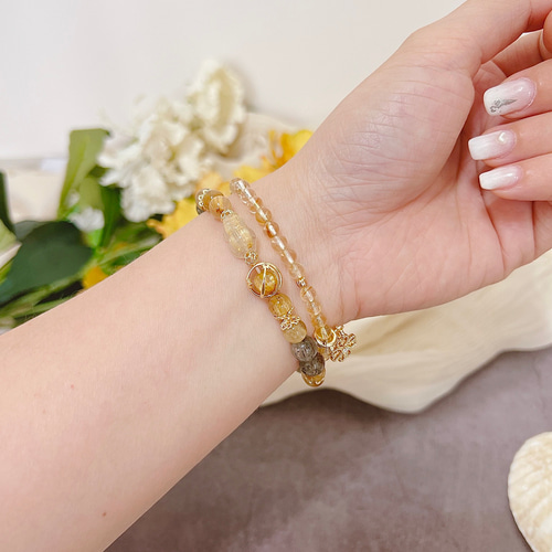 0717190 赤字処分❗️天然石貔貅ブレスレット2点