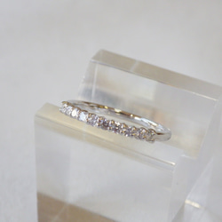 Pt950　エタニティリング　ダイヤ０．２ｃｔ 1枚目の画像