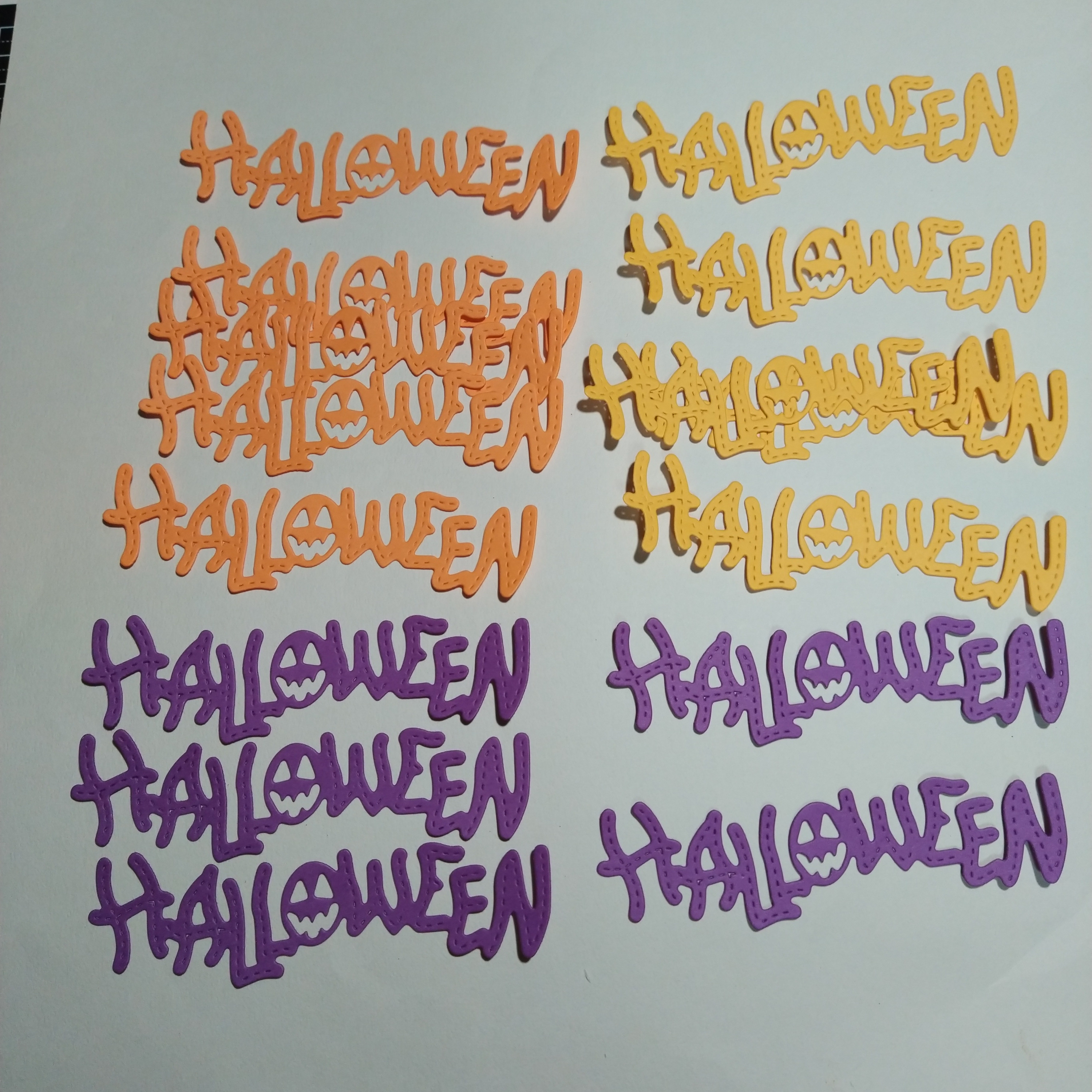ハロウィンセット ペーパークラフト 引っかく ダイカット クラフト 