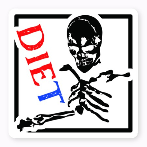 Die or Diet ?ステッカー 1枚目の画像