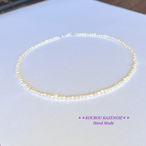 希少バロックパール♪高品質◇silver925◇淡水ベビーパール