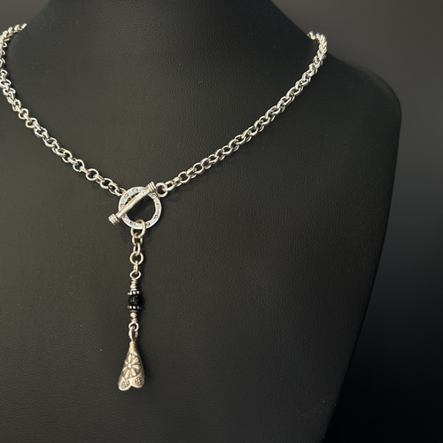 あや様 オーダー依頼作品 カレンシルバーチェーンネックレス チャーム  