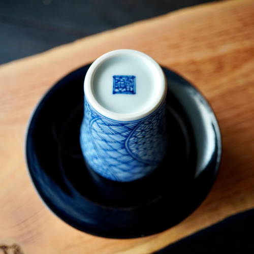 染付　祥瑞　巾筒 染付 祥瑞 巾筒 imgrc0081295998.jpg