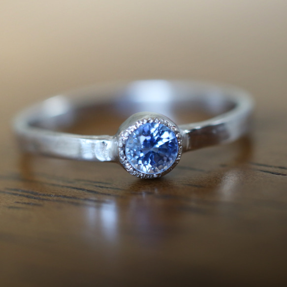 サファイア リング 12号