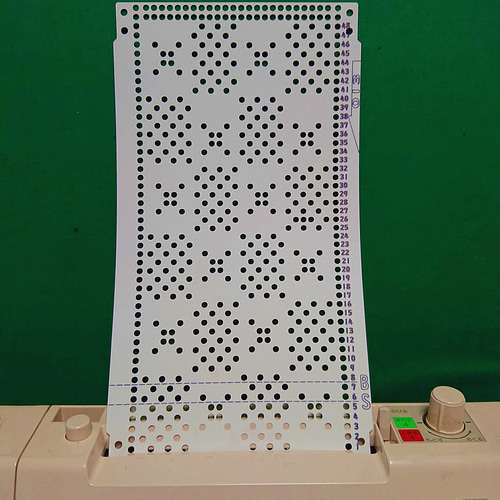 パンチカード【編み機用】 ブラザー/シルバー共用 スクエア【013