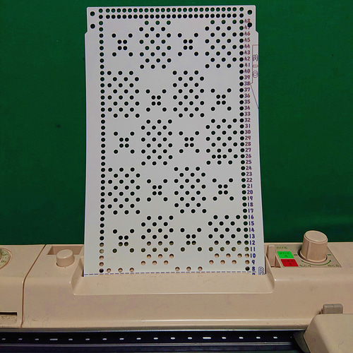 パンチカード【編み機用】 ブラザー/シルバー共用 スクエア【013