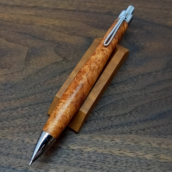 新作】花梨瘤杢 シャープペンシル No.316 ペン・筆記用具 工房