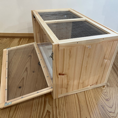 70×35cm ケージ 木製 ハンドメイドケージ ハウス・小屋 NA
