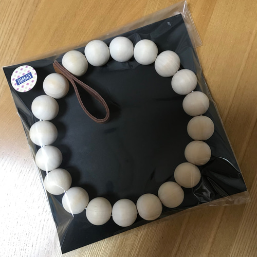 北欧風 鍋敷き（ウッドビーズ ポットマット） その他調理器具 sorairo