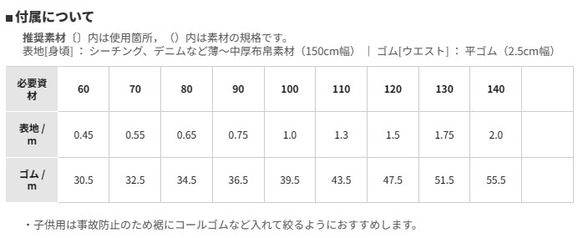 【型紙】パロンパンツ(60-90/100-140) PT2332-BK ベビー キッズ ジュニア メンズ 14枚目の画像