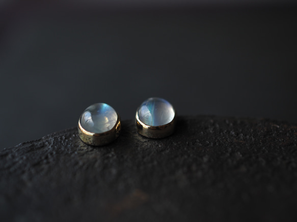 white labradorite brass pierce (kougei) 6枚目の画像