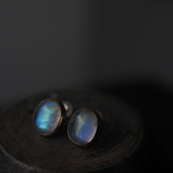 white labradorite brass pierce (kougei) 7枚目の画像