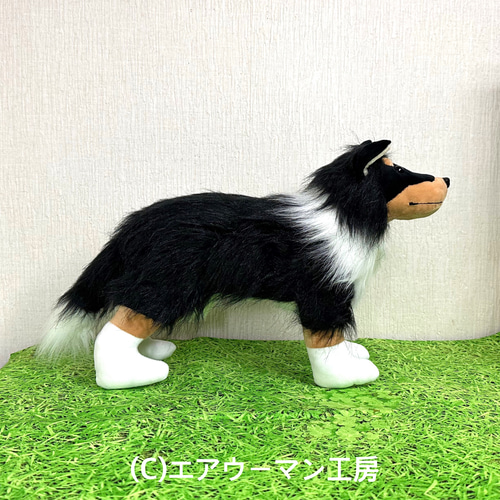 Amazon | 羊毛フェルト ラフコリー コリー 犬 人形 置き物